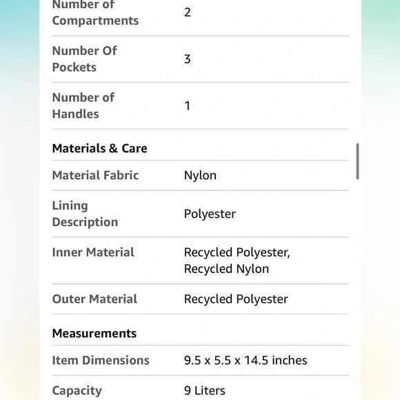 The North Face Isabella Sling Bag - Mystic Haze - Picture 5 of 10